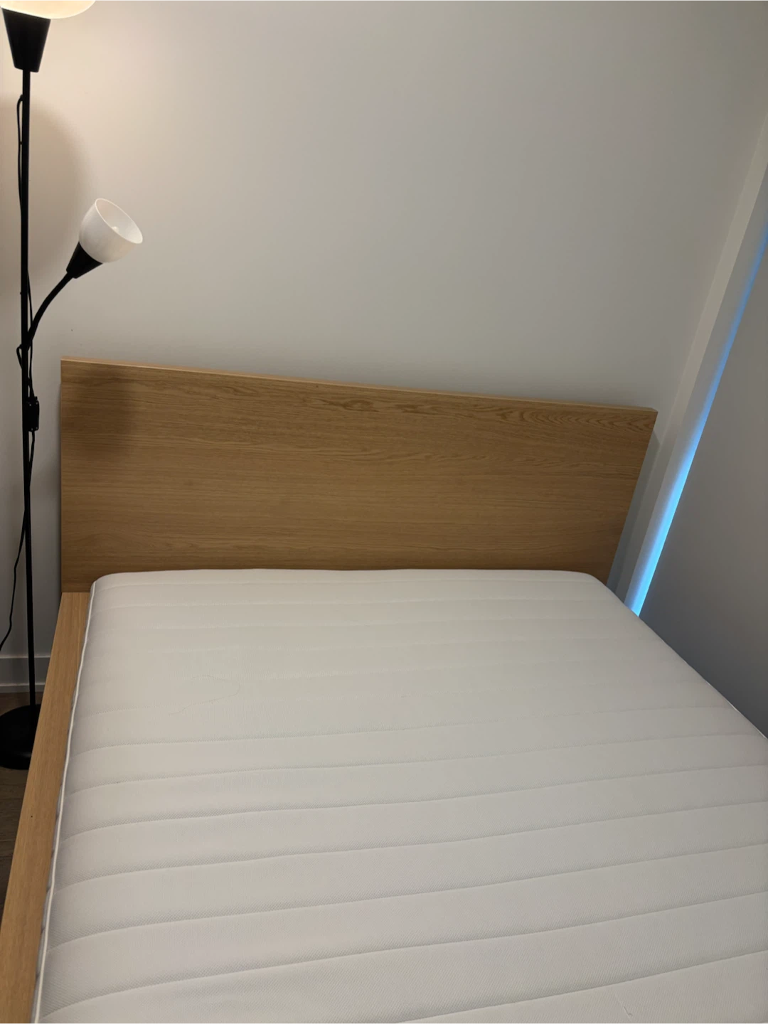Queen bed frame with Mattress - photo 2