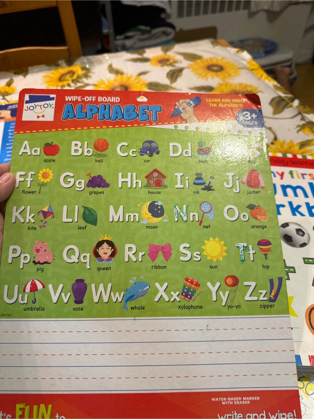 JoyToy Wipe-Off Alphabet and Numbers Boards - photo 5