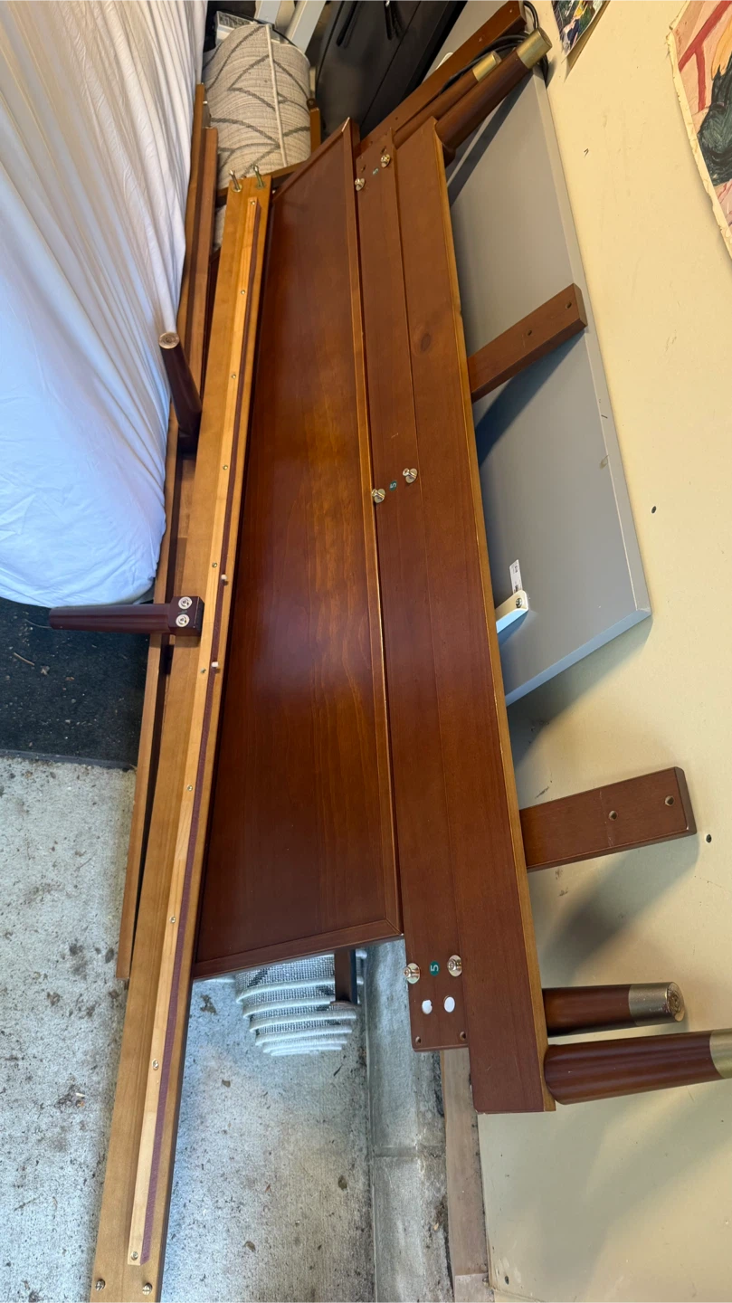 Wooden Bed Frame with Headboard