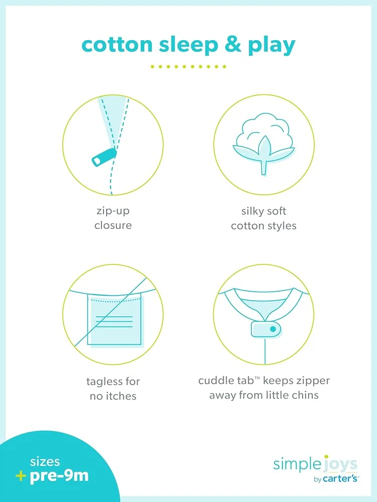Simple Joys by Carter's Baby Sleepers Set 6-9 months - photo 2