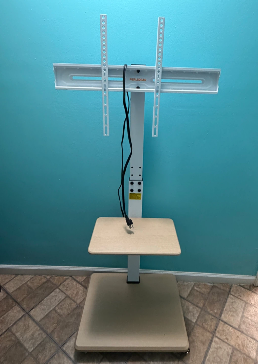 PERLEGEAR Rolling TV Stand with Shelf - photo 3