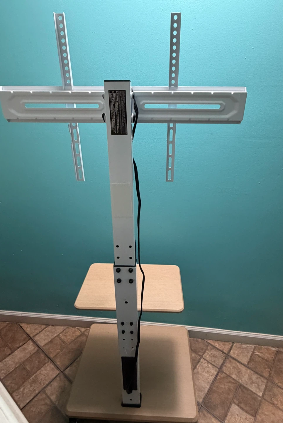 PERLEGEAR Rolling TV Stand with Shelf - photo 4