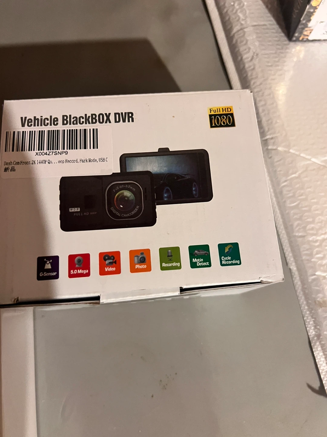 Vehicle BlackBOX DVR Dash Cam