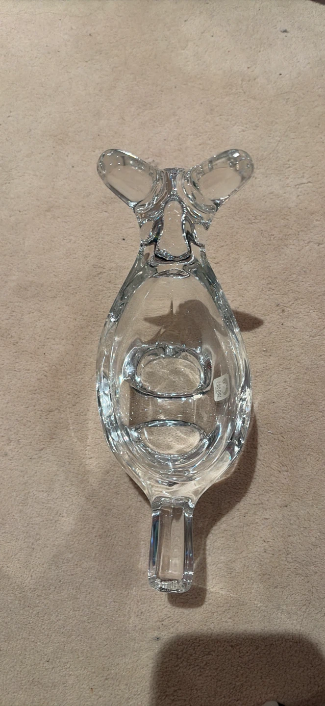 Vintage Saski Japanese Crystal Donkey Dish - photo 2