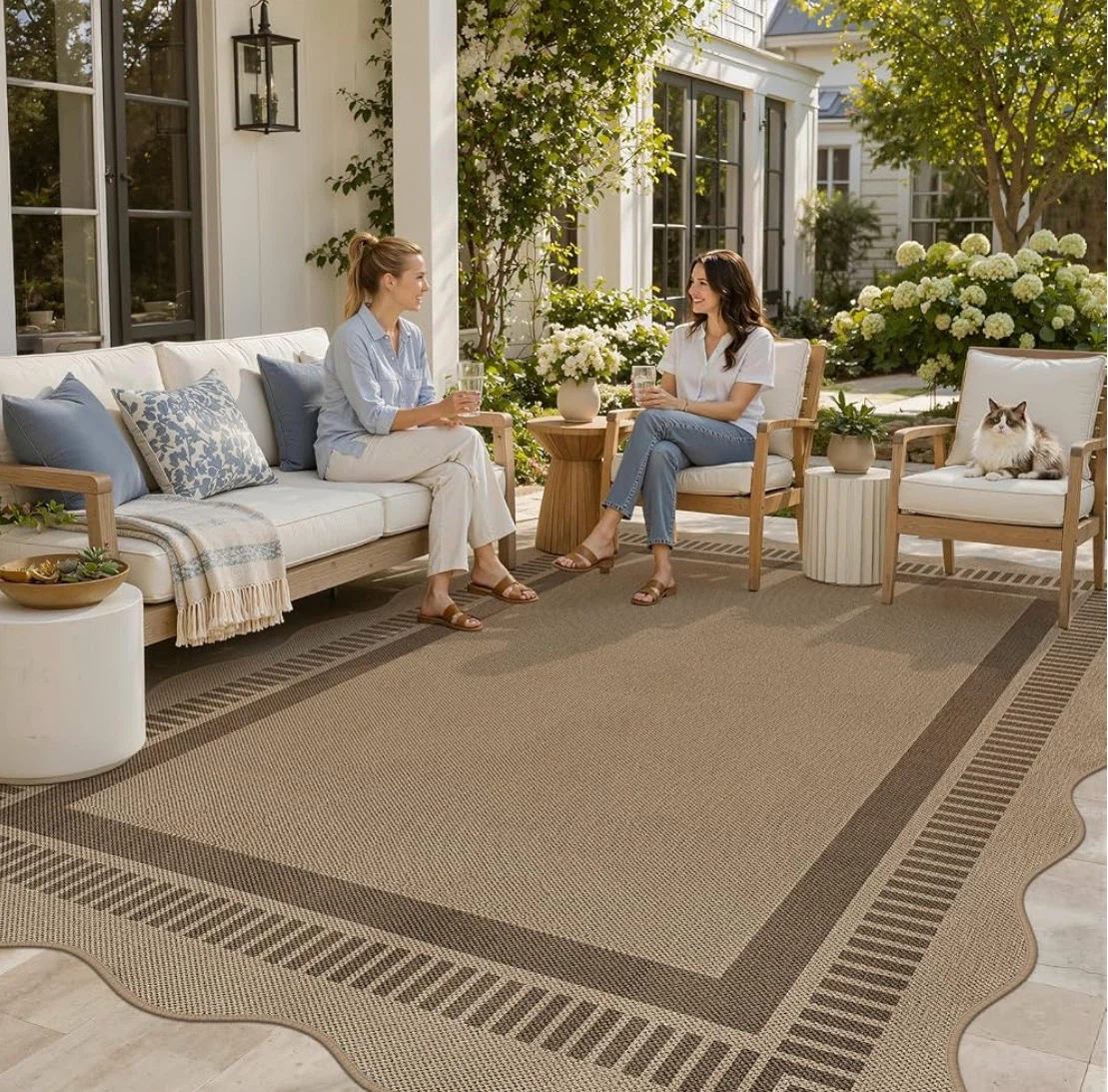 Jute Outdoor Area Rug - 96 x 120 inch - photo 3