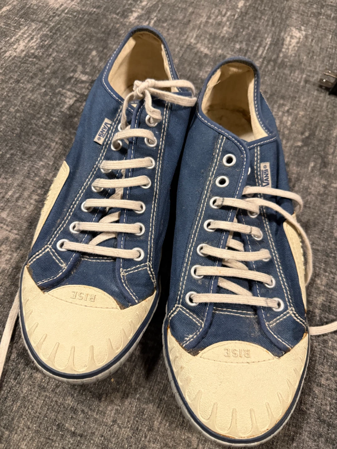 Vans WTAPS Blue Canvas High Top Sneakers - photo 2