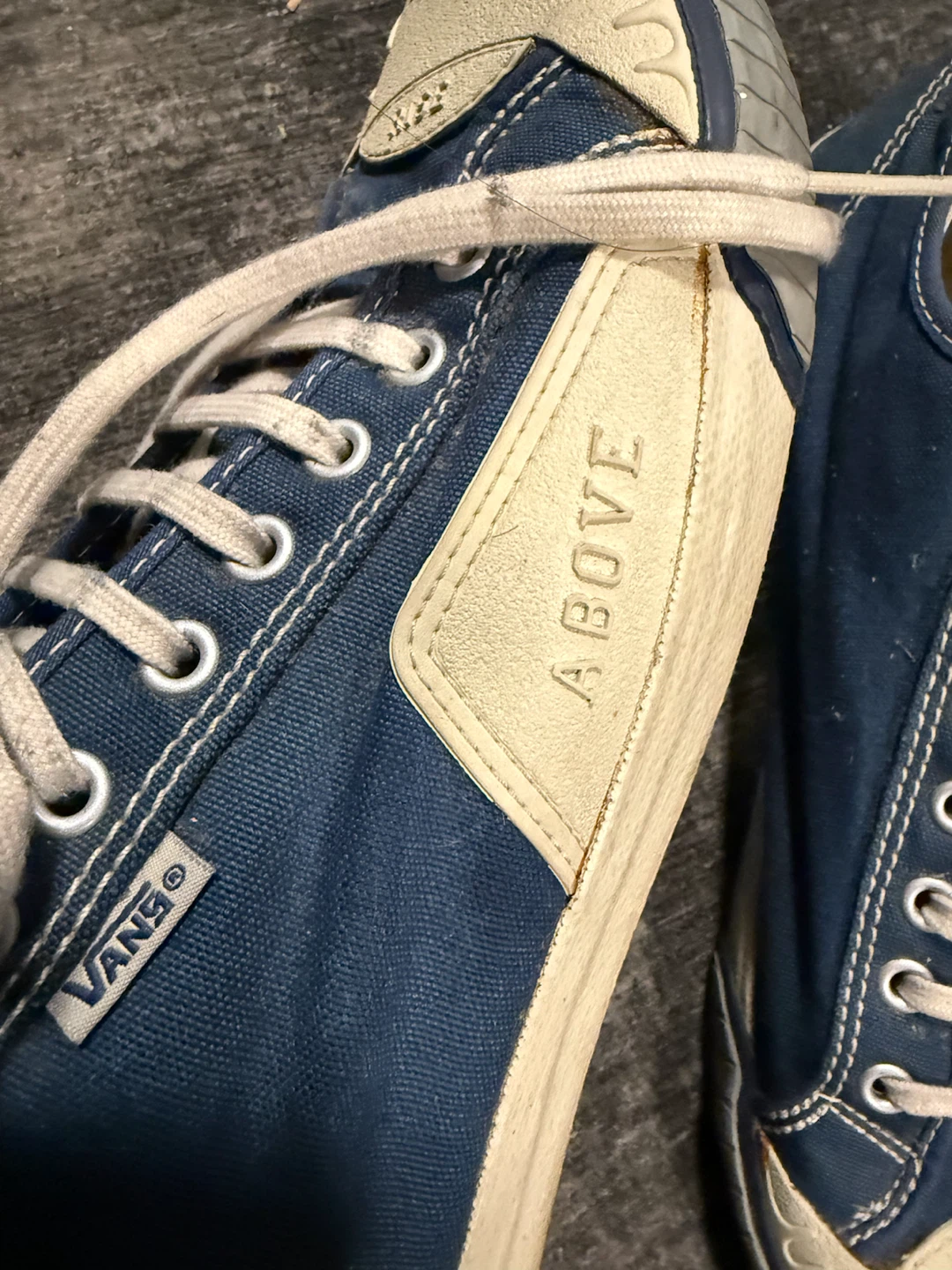 Vans WTAPS Blue Canvas High Top Sneakers - photo 3