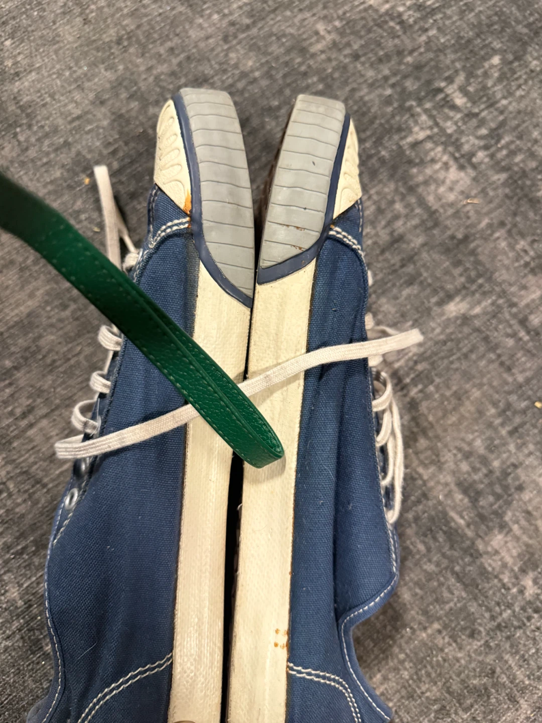 Vans WTAPS Blue Canvas High Top Sneakers - photo 5