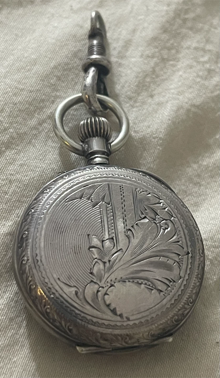 Late 19th. Century 800 Silver (80% silver) Swiss Pocket-watch