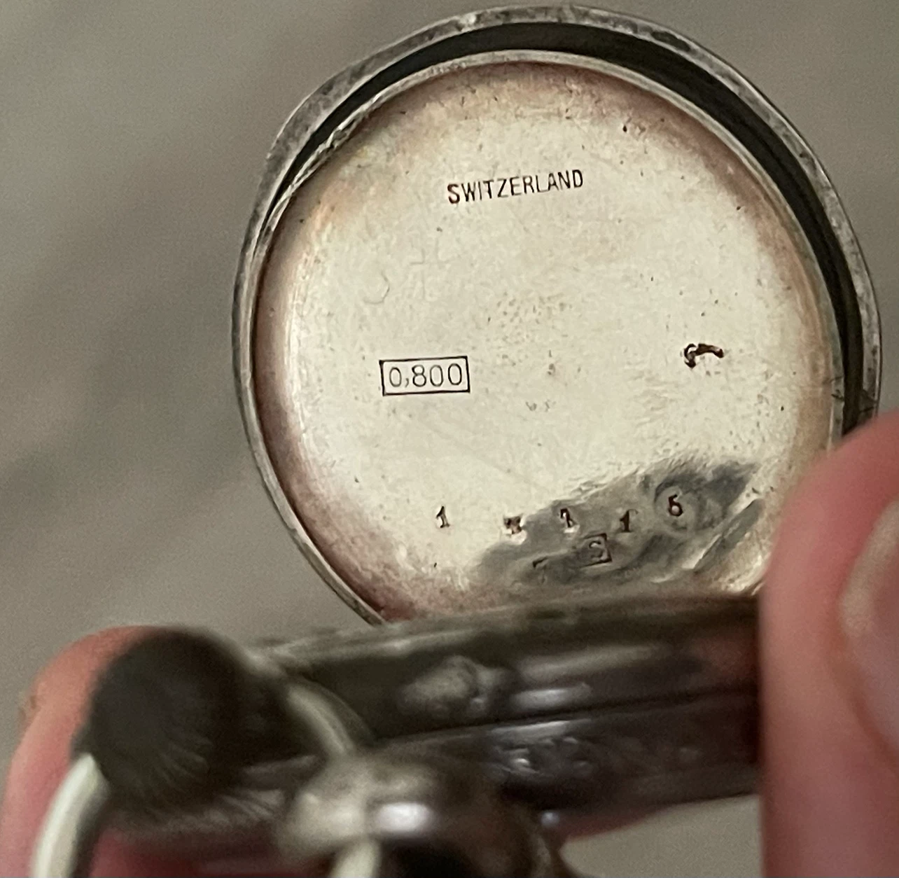 Late 19th. Century 800 Silver (80% silver) Swiss Pocket-watch - photo 3