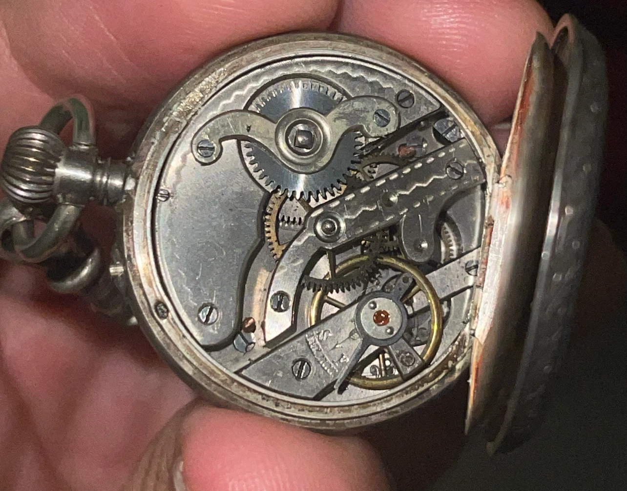 Late 19th. Century 800 Silver (80% silver) Swiss Pocket-watch - photo 4