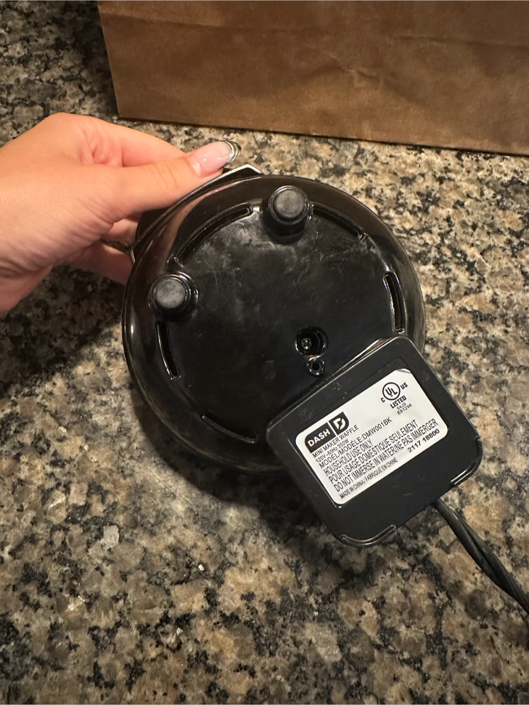 Dash Mini Waffle Maker - photo 3