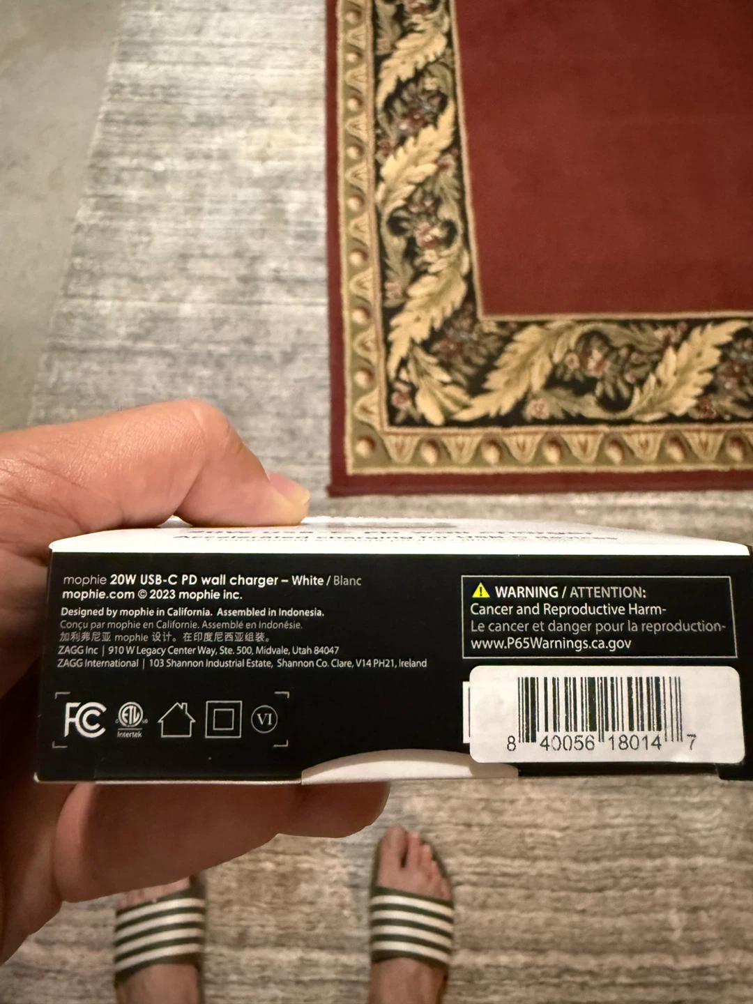 Mophie 20W USB-C PD Wall Charger - photo 2