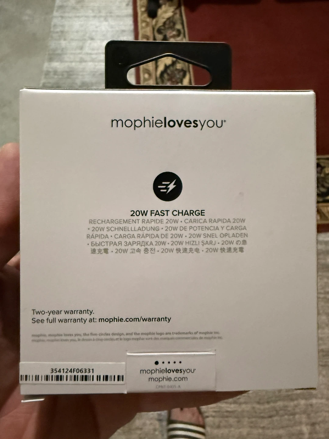 Mophie 20W USB-C PD Wall Charger - photo 3
