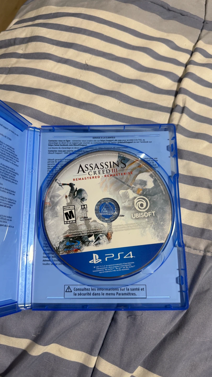 Assassin's Creed III Remastered PS4 Game - photo 2