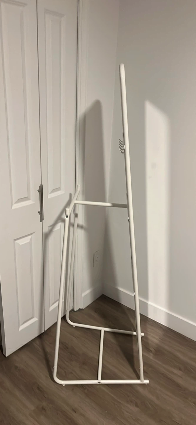 IKEA Mirror with Stand and Hooks - photo 4