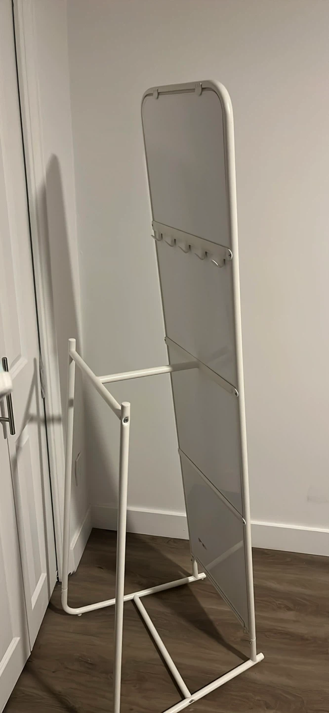 IKEA Mirror with Stand and Hooks - photo 5