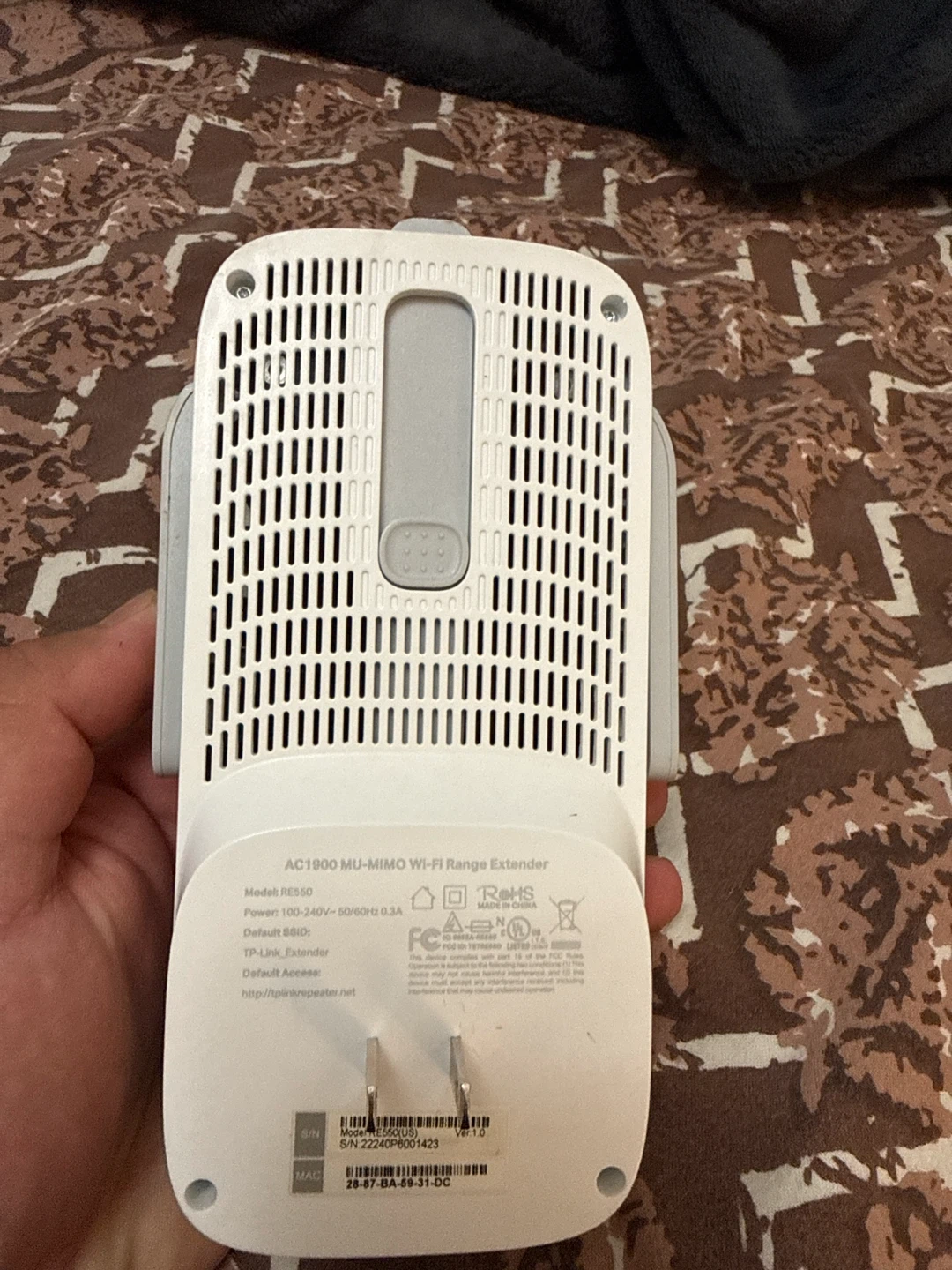 TP-Link AC1900 MU-MIMO Wi-Fi Range Extender RE550 - photo 2