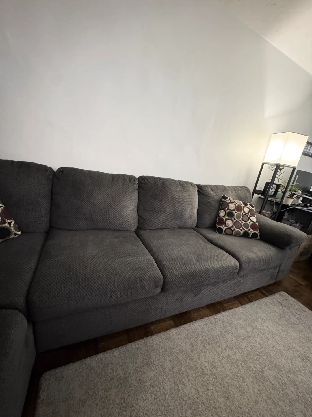Grey Sectional Couch - photo 2