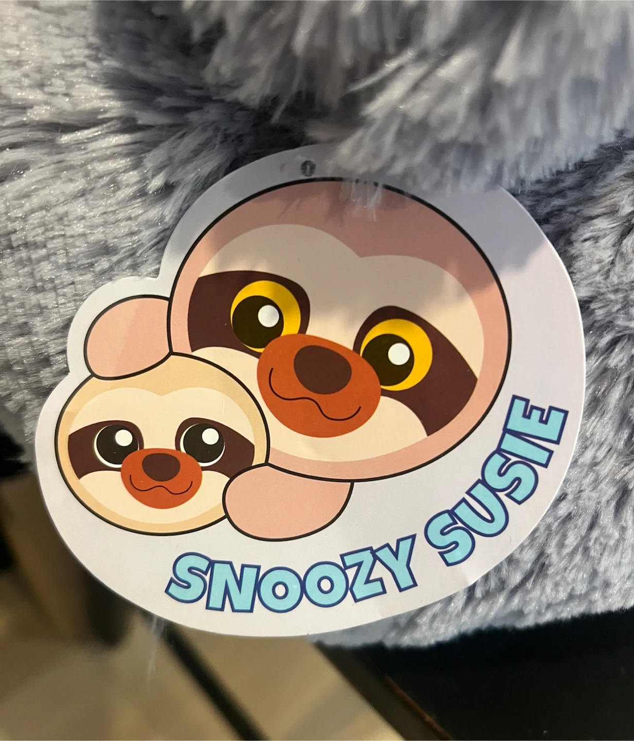 Sloth mommy and baby stuff toy, huge - photo 3