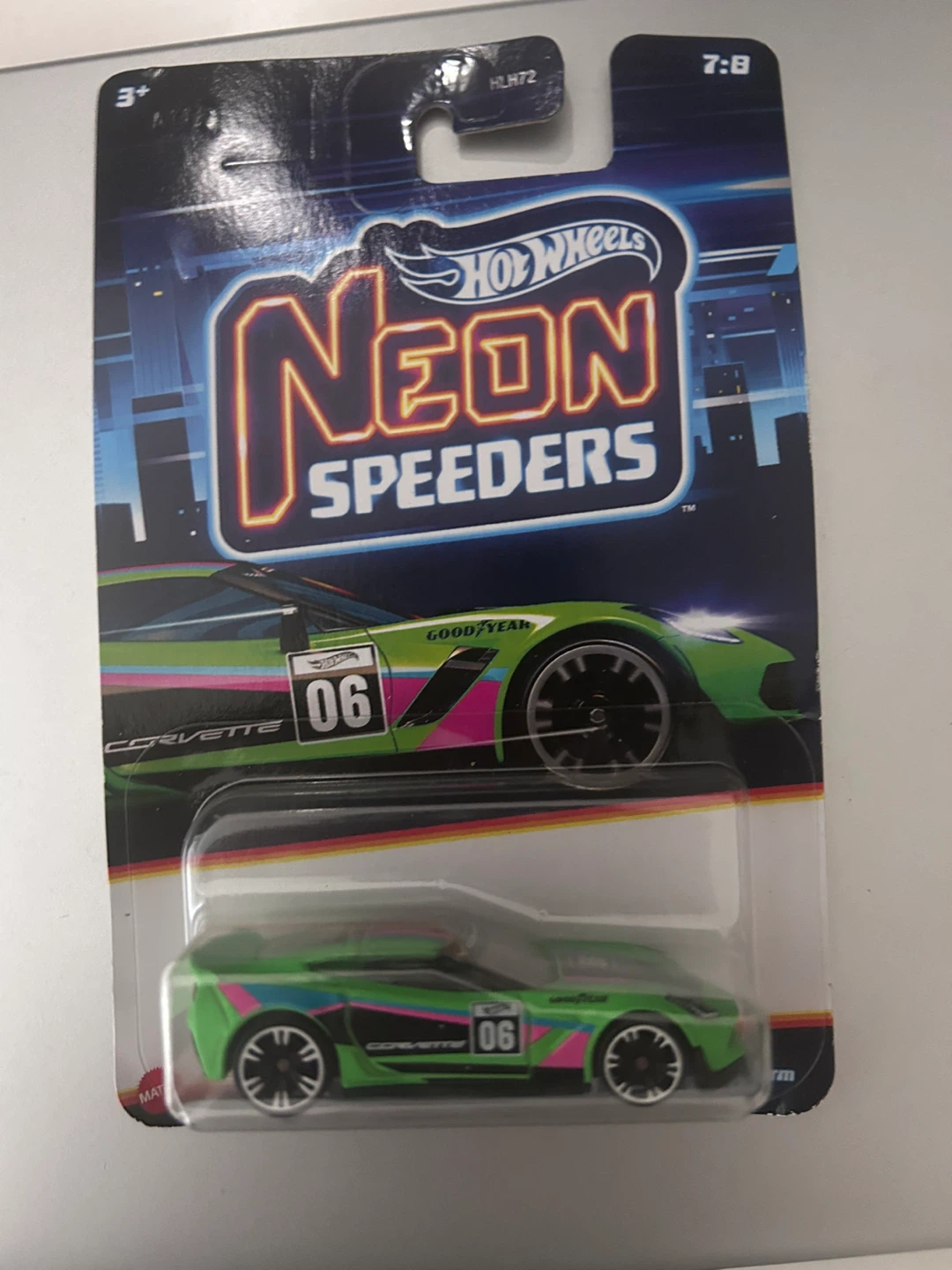 Hot Wheels Neon Speeders Corvette