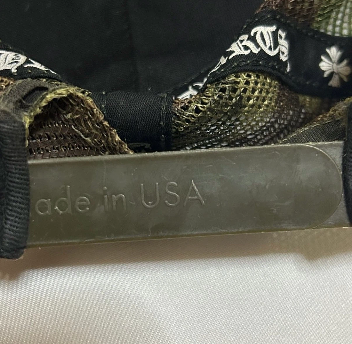 Chrome Hearts Camo Trucker Hat - photo 5