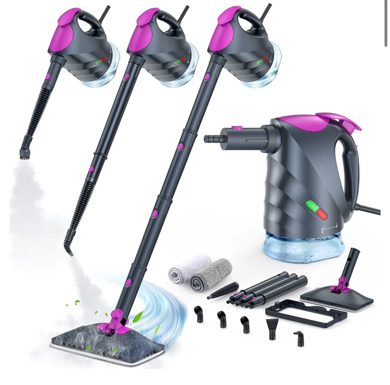 8-in-1 Handheld Steam Cleaner and Steam Mop - photo 2