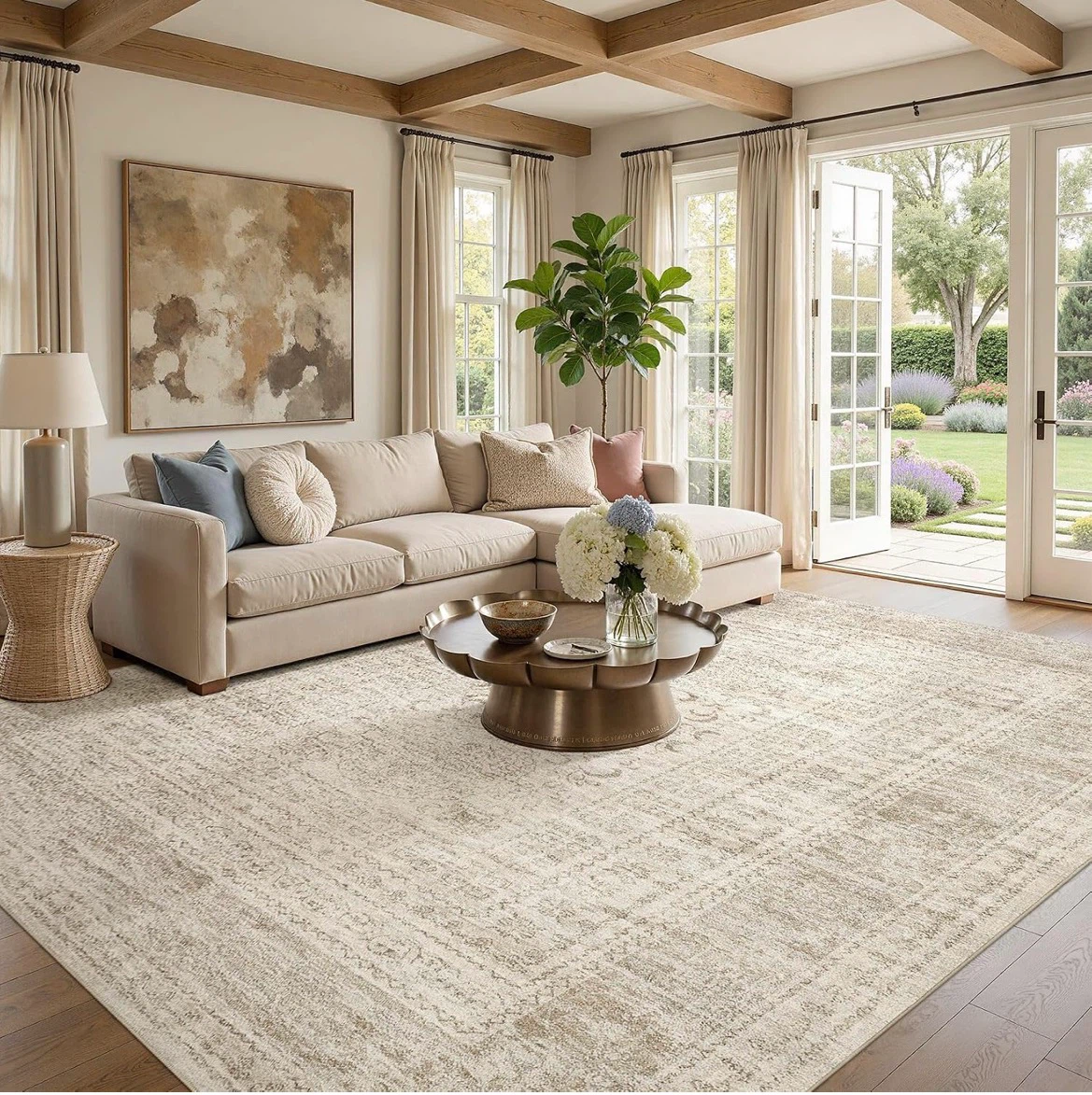 10' x 14' Area Rug - Beige Brown - photo 3