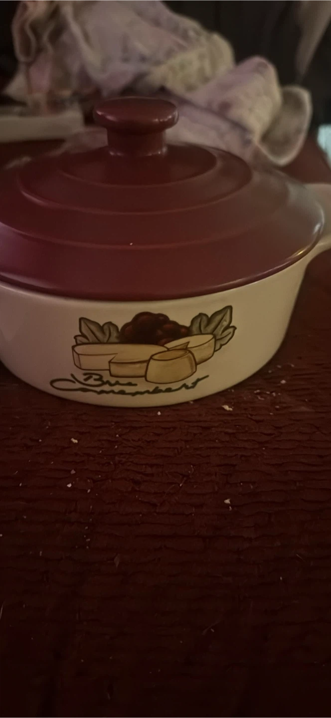 Vintage Covered Casserole Dish