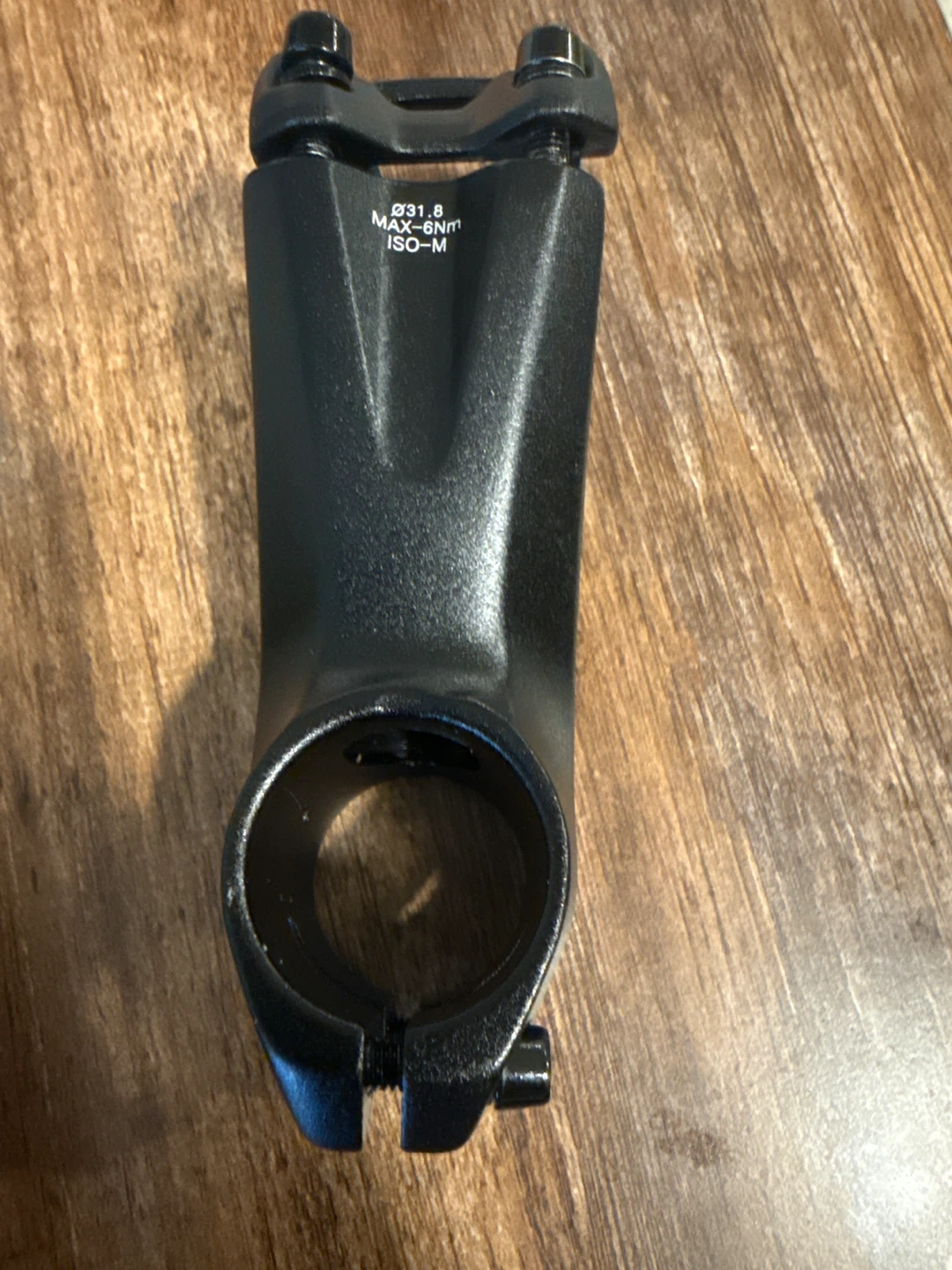 Black Bicycle Stem