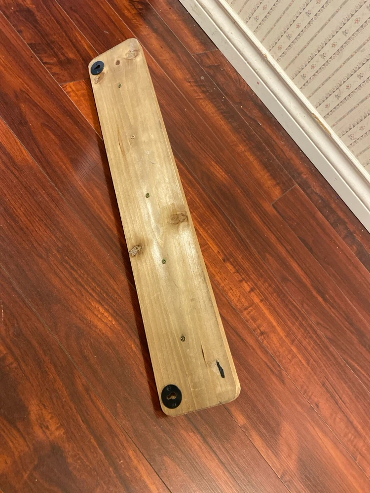 Wooden Coat Rack with 5 Pumpkin Hooks - photo 3