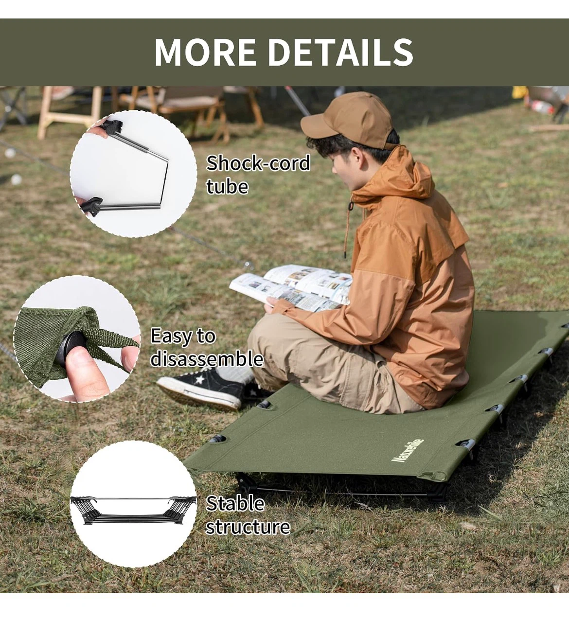 Naturehike Ultralight Camping Cot - photo 5