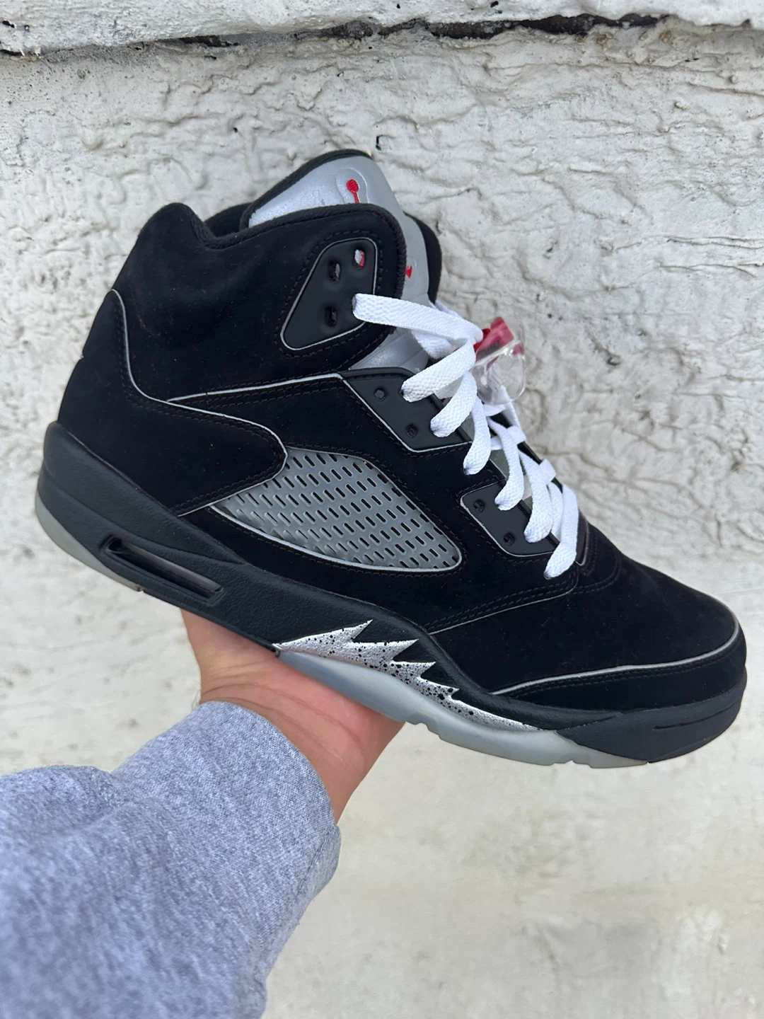 Jordan 5 Metallic Black - photo 2