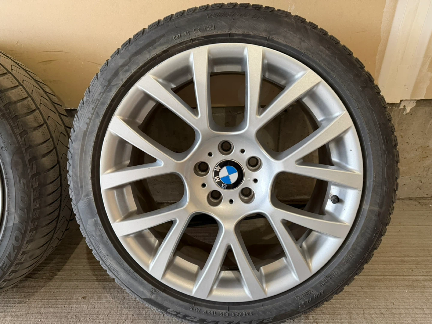 OEM BMW X3 19” Wheels + Pirelli Sottozero 3 Winter Tires – 5x120 - photo 4