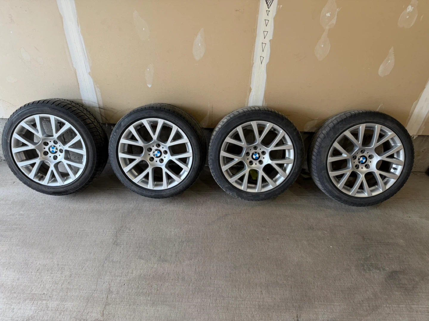 OEM BMW X3 19” Wheels + Pirelli Sottozero 3 Winter Tires – 5x120