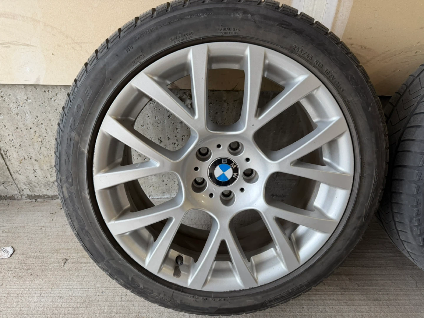 OEM BMW X3 19” Wheels + Pirelli Sottozero 3 Winter Tires – 5x120 - photo 2