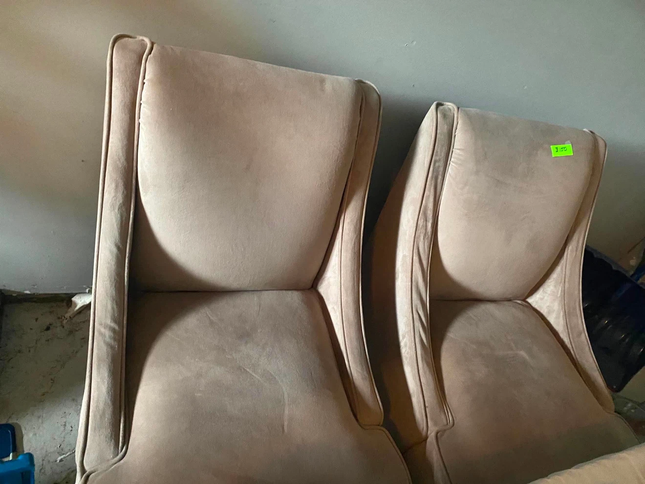 Pair of Taupe Accent Chairs - photo 4
