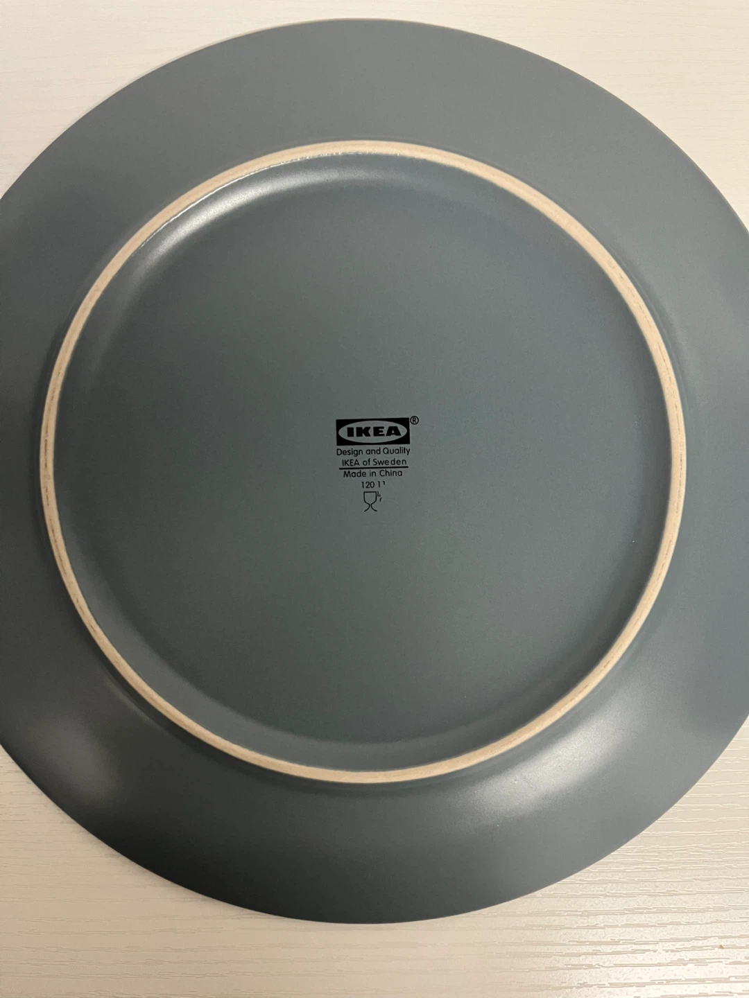 IKEA Dinnerware Set - Light Grey 12 plates - photo 2