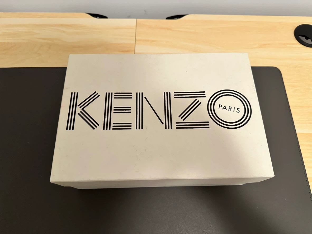 Moving sale - KENZO Tiger Suede Slip-On Sneakers