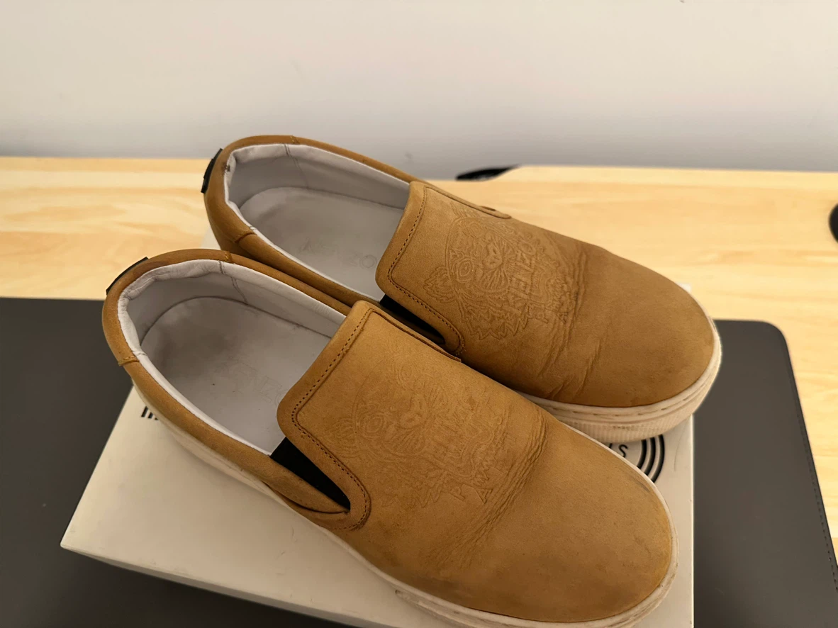 Moving sale - KENZO Tiger Suede Slip-On Sneakers - photo 2