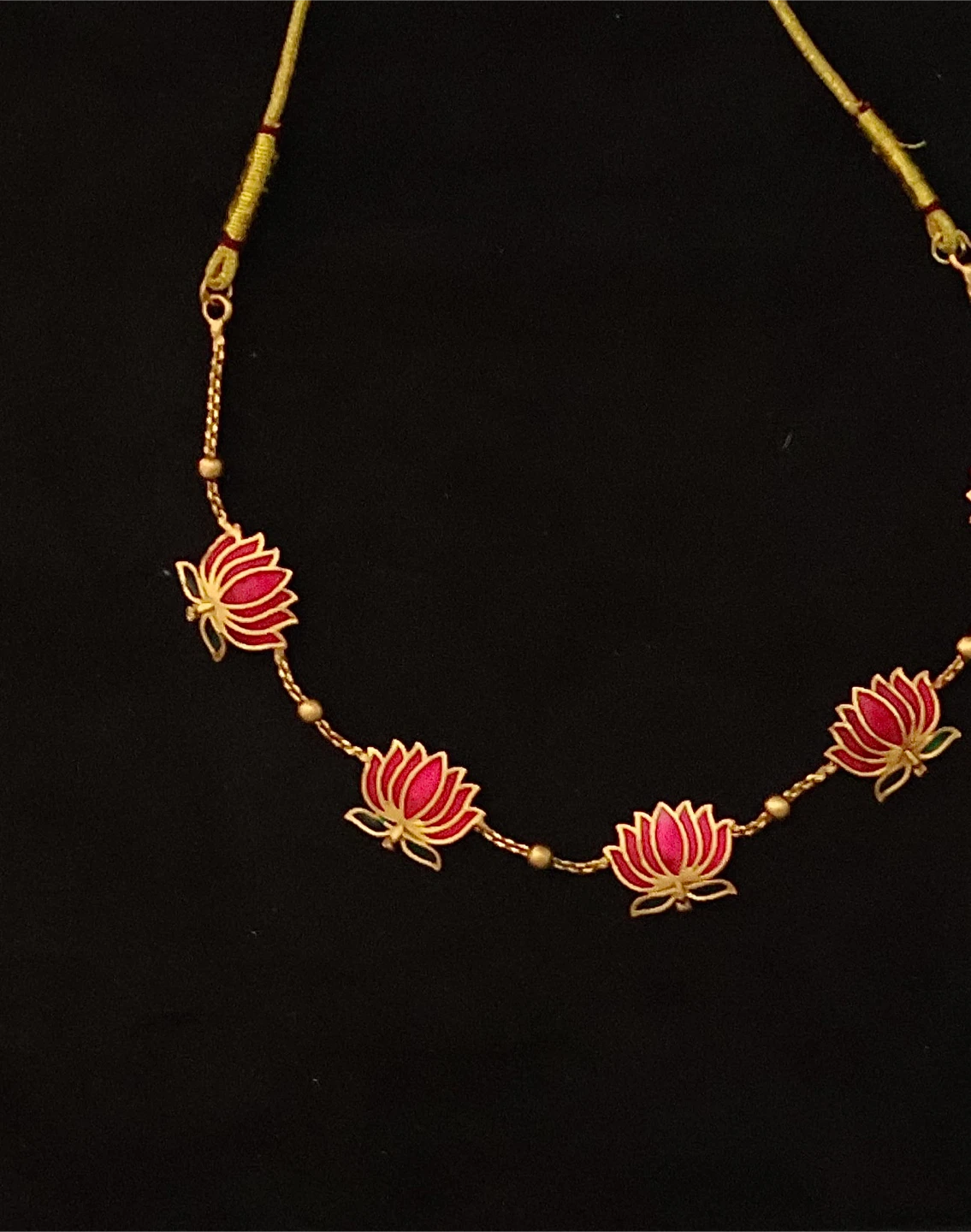 PINK LOTUS NECKLACE SET- BRAND NEW!!! - photo 2