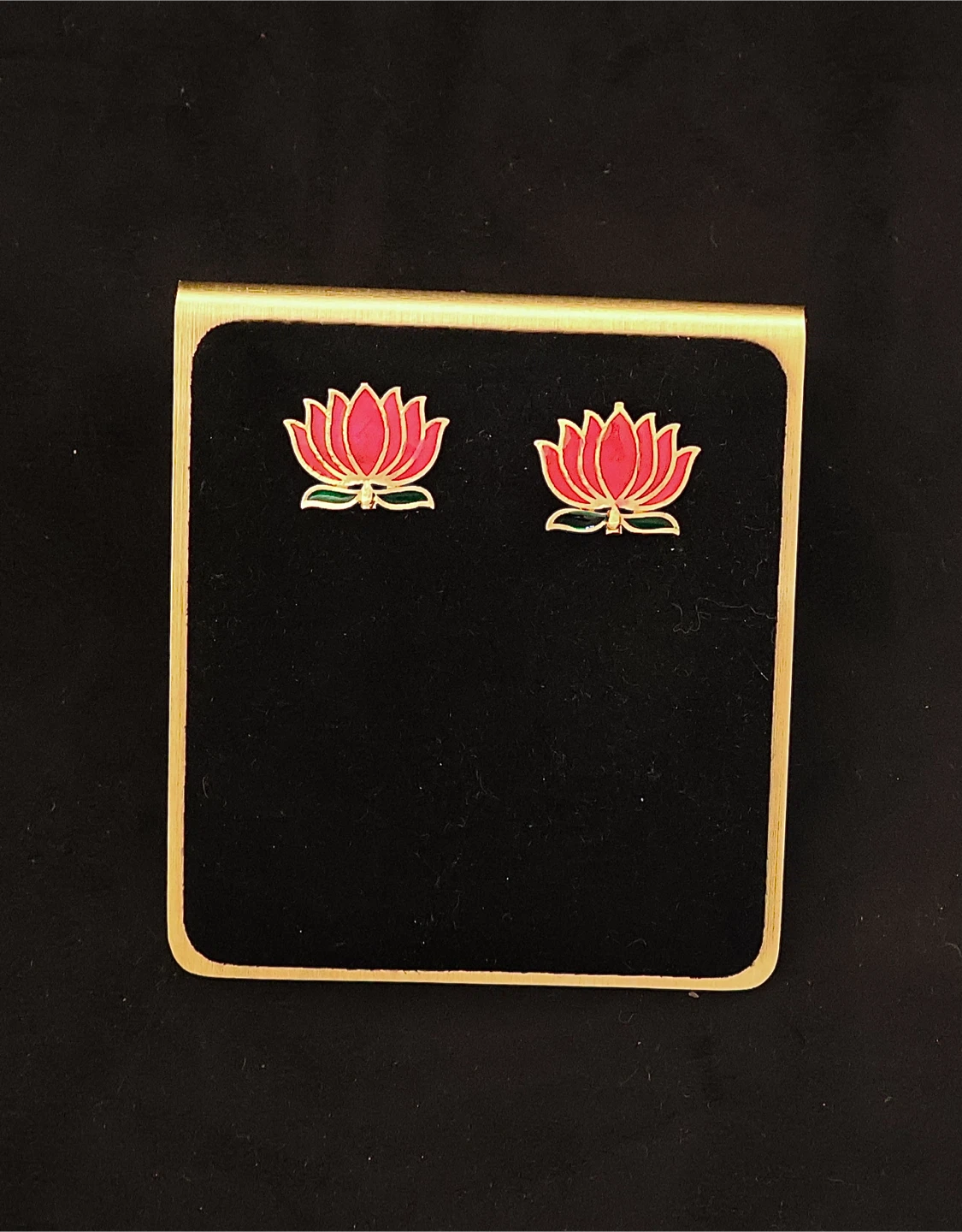 PINK LOTUS NECKLACE SET- BRAND NEW!!! - photo 3
