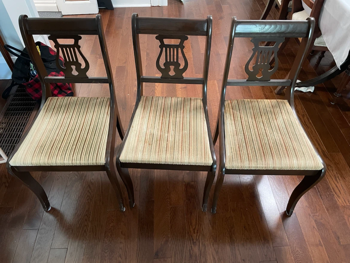 Wooden Dining Chairs x4 - photo 2