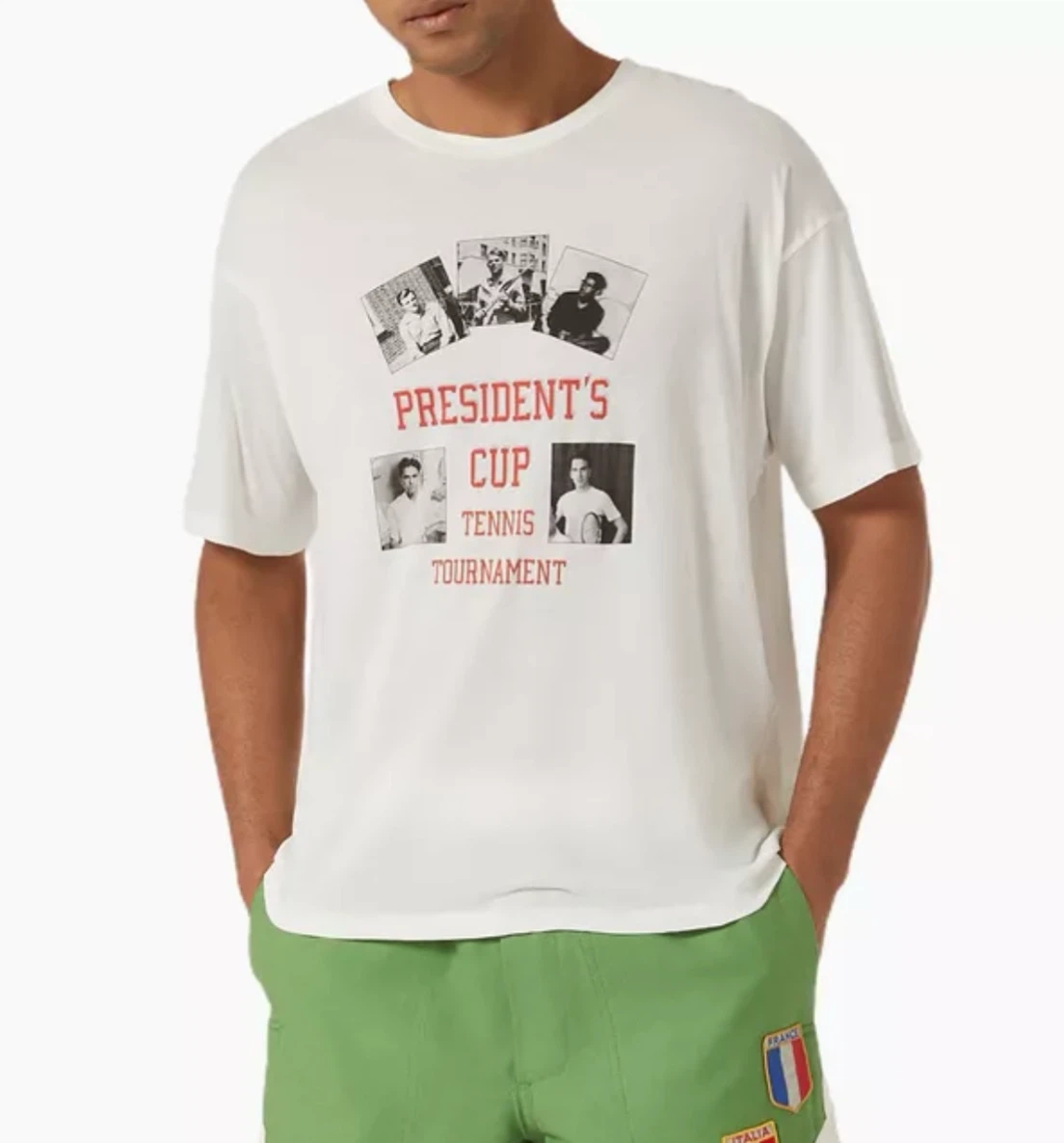 NWT Bode Recreation President's Cup Tennis Graphic T-Shirt