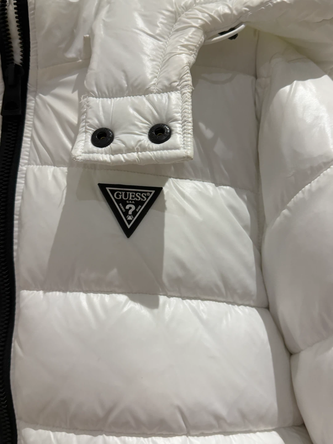 White GUESS Puffer Jacket - photo 2