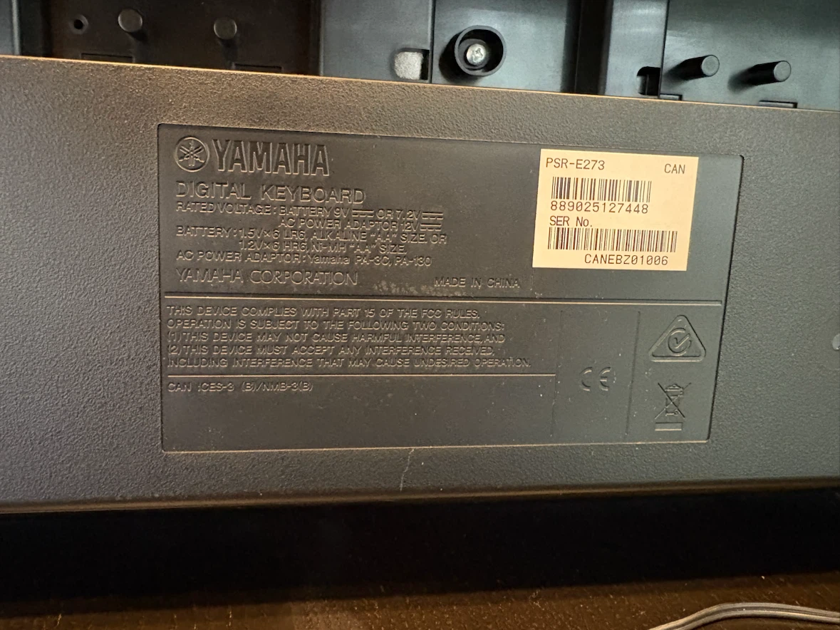 Yamaha PSR-E273 Digital Keyboard - photo 3