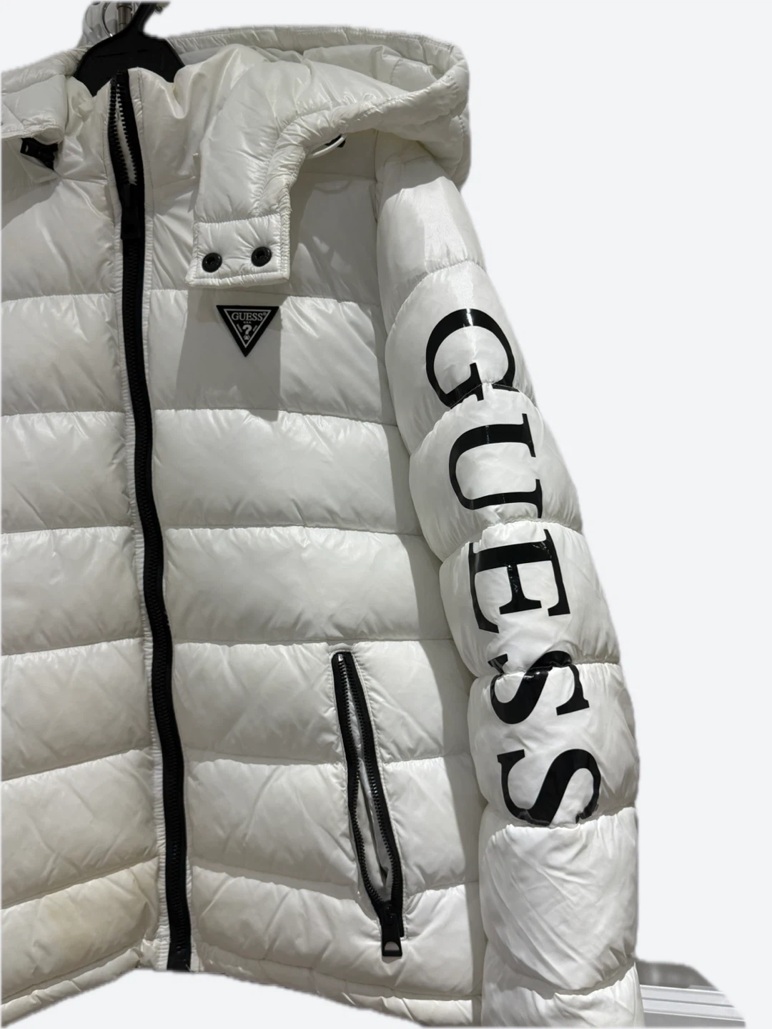 White GUESS Puffer Jacket - photo 3