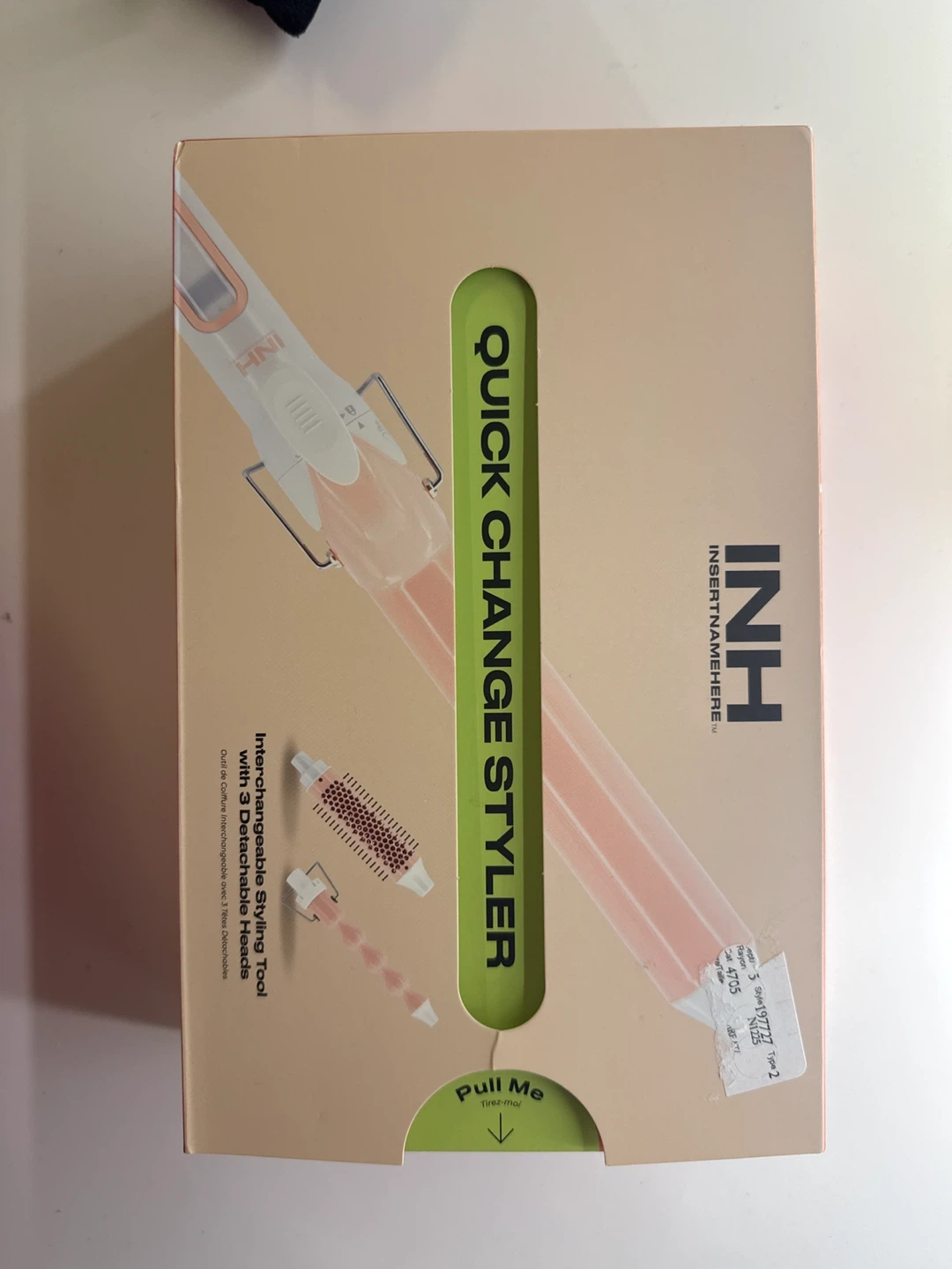 INH Quick Change Styler with 3 Detachable Heads