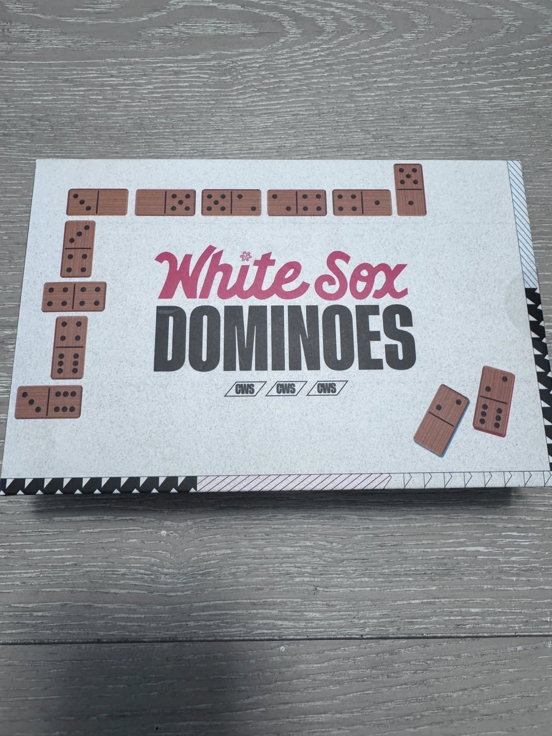 White Sox’s Wooden Dominoes Set 8-22-26 Brand New
