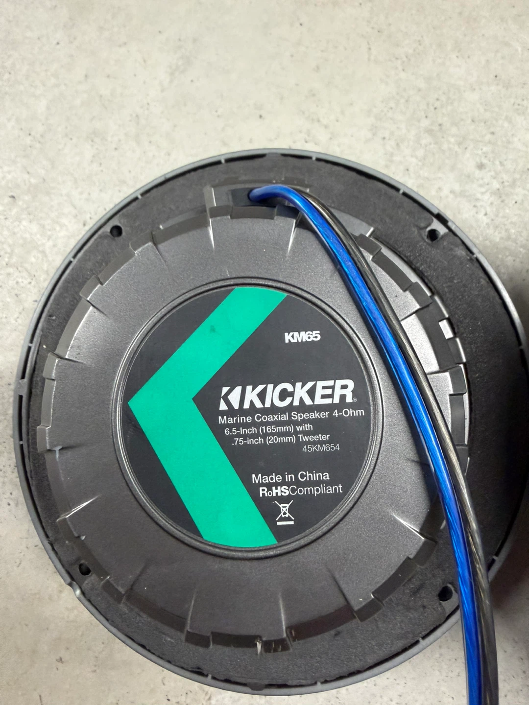 Kicker KM65 Marine Coaxial Speaker 6.5-inch - photo 3